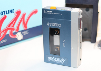 REFURBISHED - Sony Walkman Cassette Player Sony TPS-L2, Including Accessories in Original box. Rare Japanese Version Serial matched - (Fully Operational) Serial No: 62646