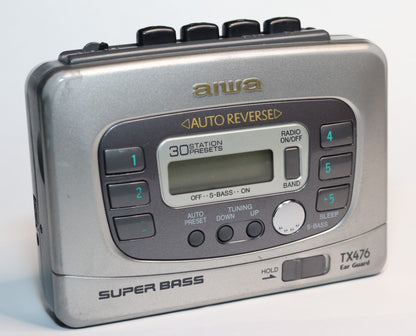 Aiwa Radio/Cassette Player TX476 - (Fully Operational) Serial No: S06EC7591275