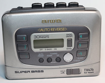 Aiwa Radio/Cassette Player TX476 - (Fully Operational) Serial No: S06EC7591275