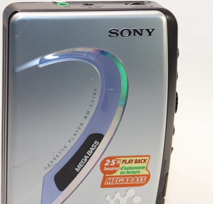 REFURBISHED - Sony Walkman Cassette Player WM-EX194 - (Fully Operational) Serial No: 1264611
