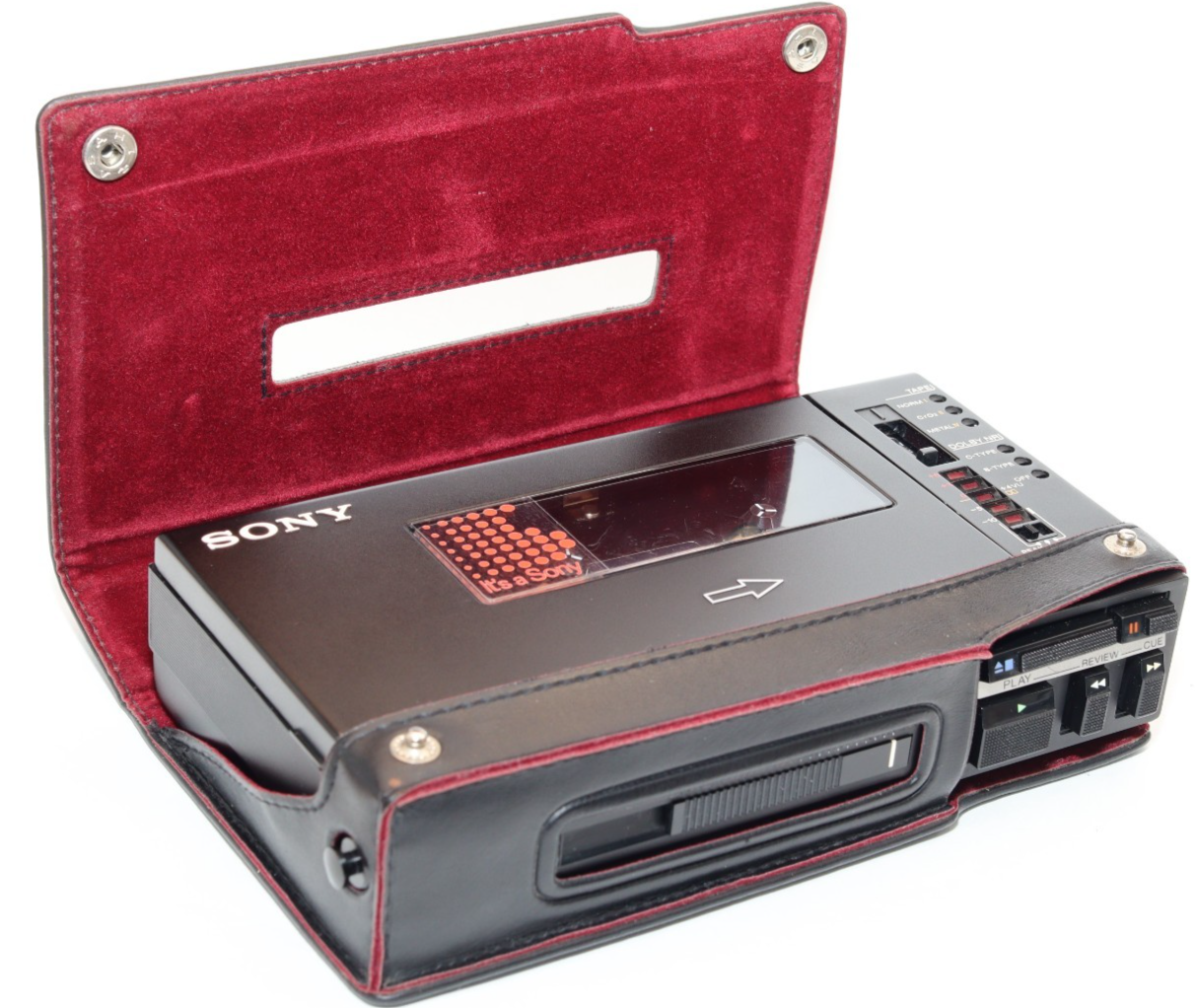 REFURBISHED - Sony Walkman Cassette Player WM-D6C With Case and Shoulder Strap - (Fully Operational) Serial No:234462