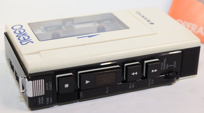 REFURBISHED - Sanyo Cassette Player M4430 - Serial Matched Boxed With Case ,Shoulder Strap and Instructions - (Fully Operational) Serial No: 14503554