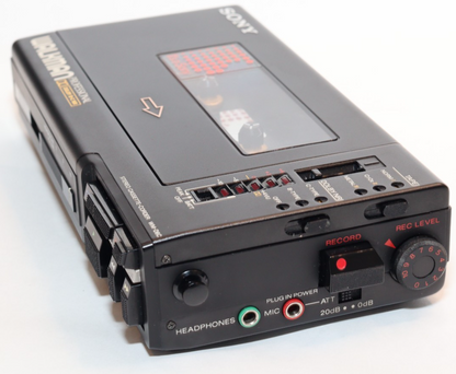 REFURBISHED - Sony Walkman Cassette Player WM-D6C With Case and Shoulder Strap - (Fully Operational) Serial No:234462