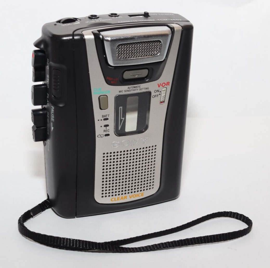 REFURBISHED - Sony Walkman Cassette-Corder TCM-465V - (Fully Operational) Serial No: 154049