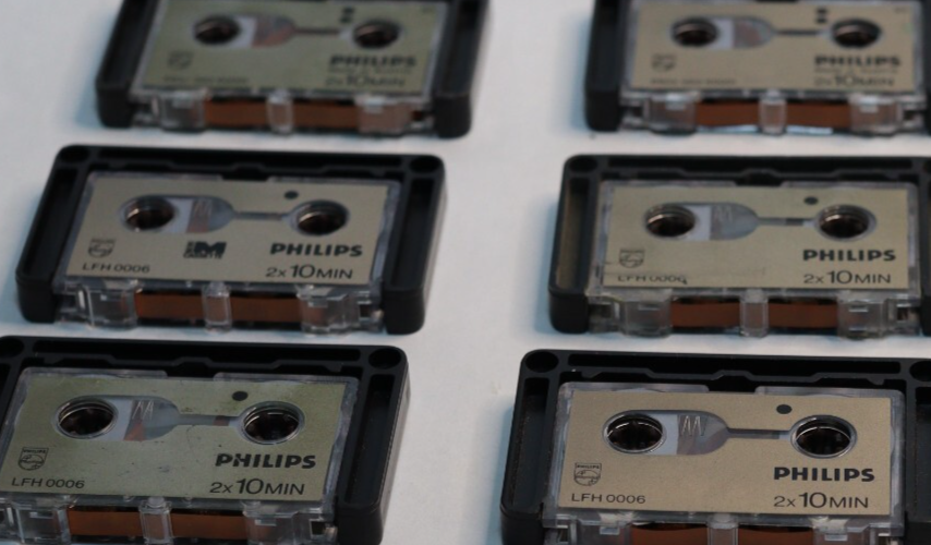 8x Philips LFH 0006 Micro Audio Cassettes - 2x10 Minutes