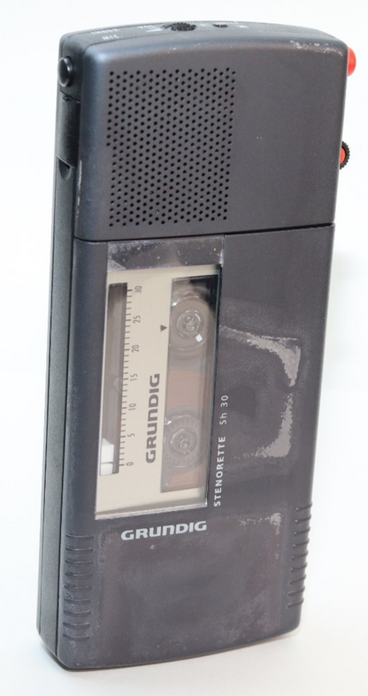 REFURBISHED - Grundig Stenorette Sh 30 , Plus 30min Cassette - (Fully Operational) Serial No: 034320800701043599