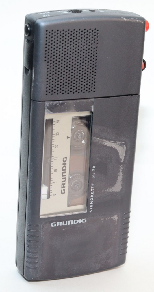 REFURBISHED - Grundig Stenorette Sh 30 , Plus 30min Cassette - (Fully Operational) Serial No: 034320800701043599