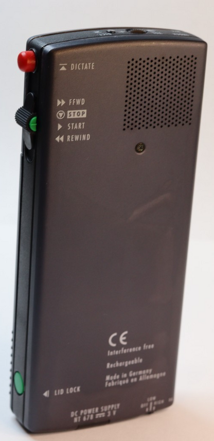 REFURBISHED - Grundig Stenorette Sh 30 , Plus 30min Cassette - (Fully Operational) Serial No: 034320800701043599