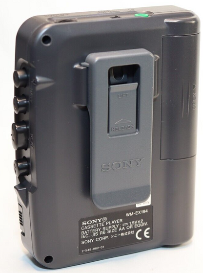 REFURBISHED - Sony Walkman Cassette Player WM-EX194 - (Fully Operational) Serial No: 1264611
