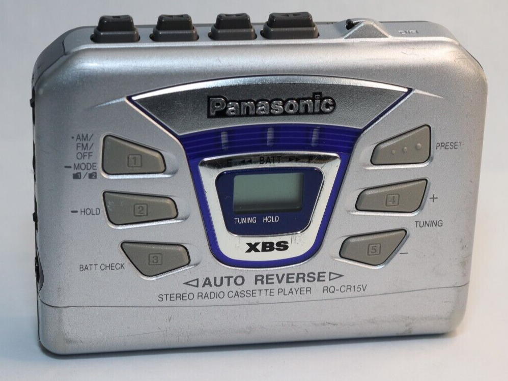 REFURBISHED - Panasonic Cassette Player RQ-CR15V - (Fully Operational) Serial No: WH0FA54774