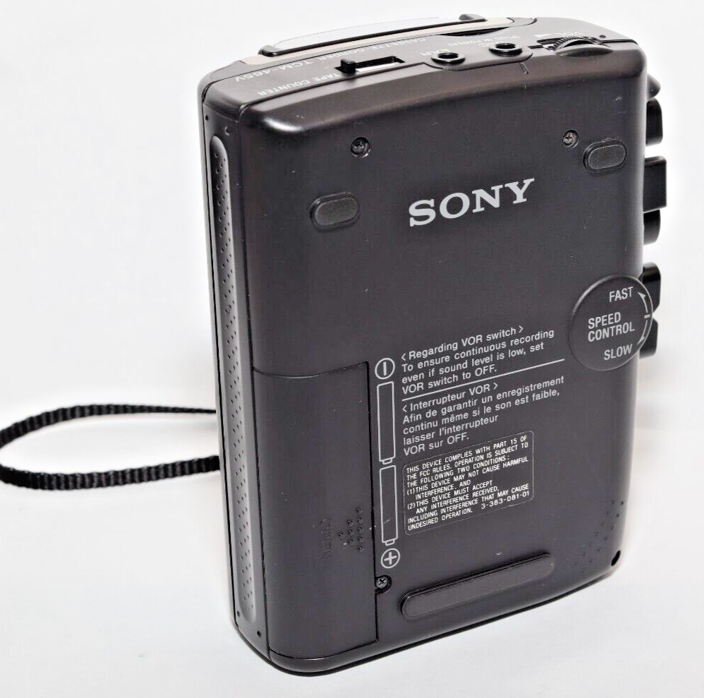 REFURBISHED - Sony Walkman Cassette-Corder TCM-465V - (Fully Operational) Serial No: 154049