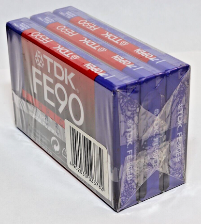 3 Pack Brand New TDK FE90's Type 1 (I) - Still Sealed as a pack and Individually
