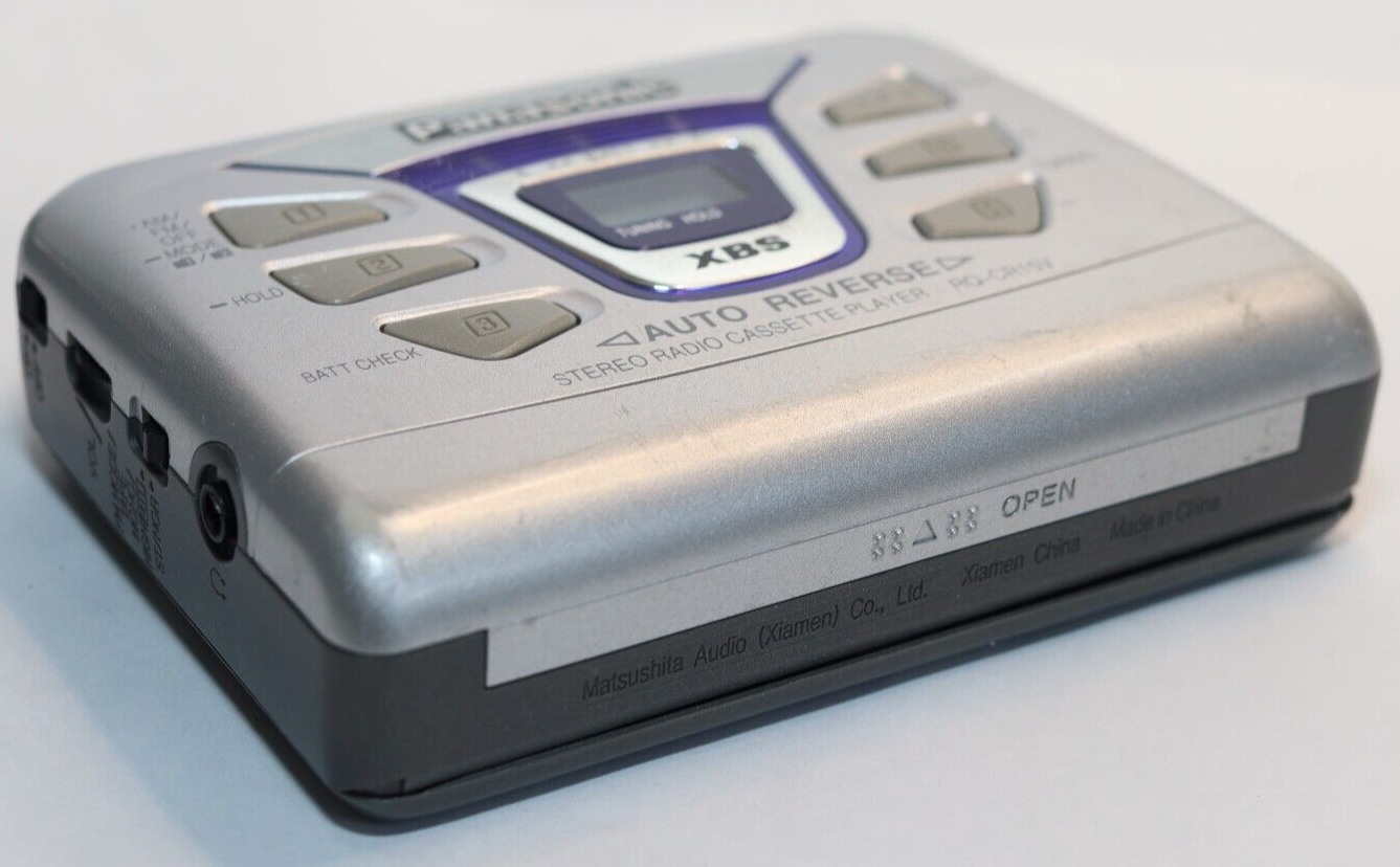 REFURBISHED - Panasonic Cassette Player RQ-CR15V - (Fully Operational) Serial No: WH0FA54774