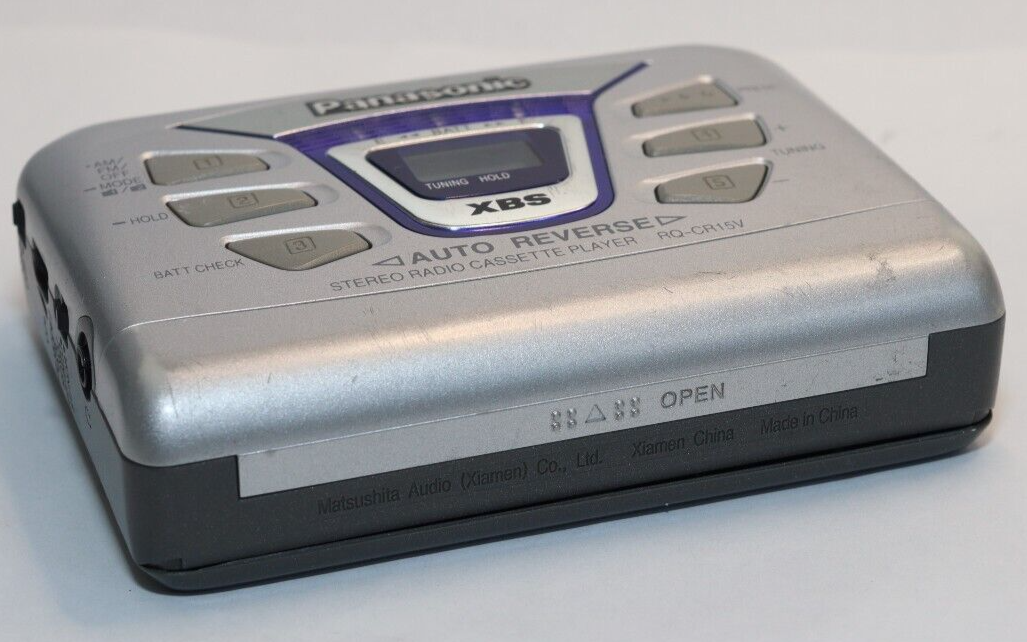 REFURBISHED - Panasonic Cassette Player RQ-CR15V - (Fully Operational) Serial No: WH0FA54774