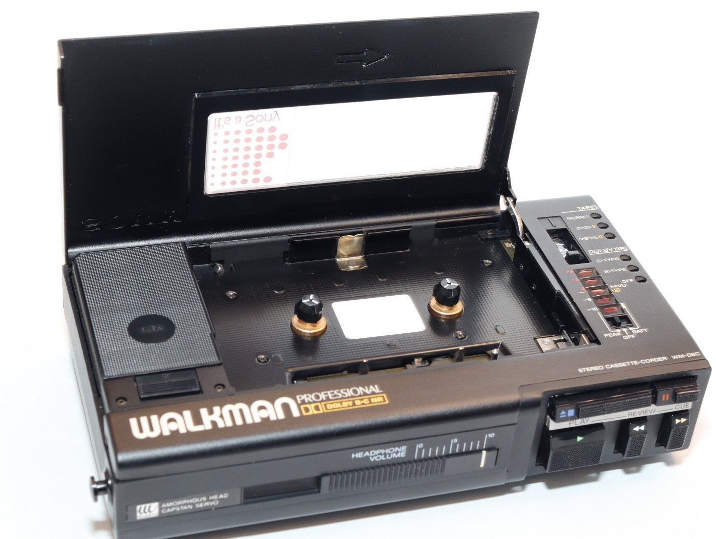 REFURBISHED - Sony Walkman Cassette Player WM-D6C With Case and Shoulder Strap - (Fully Operational) Serial No:234462