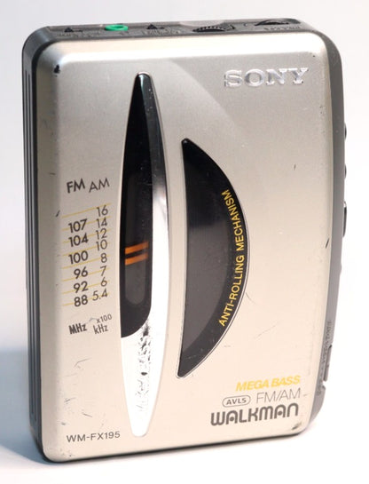 Sony Walkman Radio/Cassette WM-FX195 - (Fully Operational) Serial No: 455377