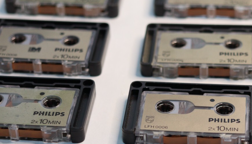 8x Philips LFH 0006 Micro Audio Cassettes - 2x10 Minutes