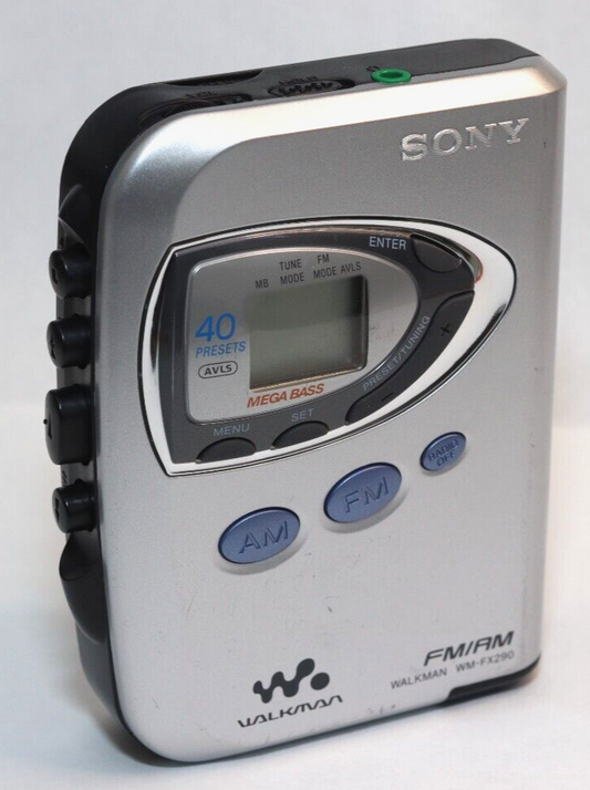 REFURBISHED - Sony Walkman Radio/Cassette WM-FX290 - (Fully Operational) Serial No: 2040556
